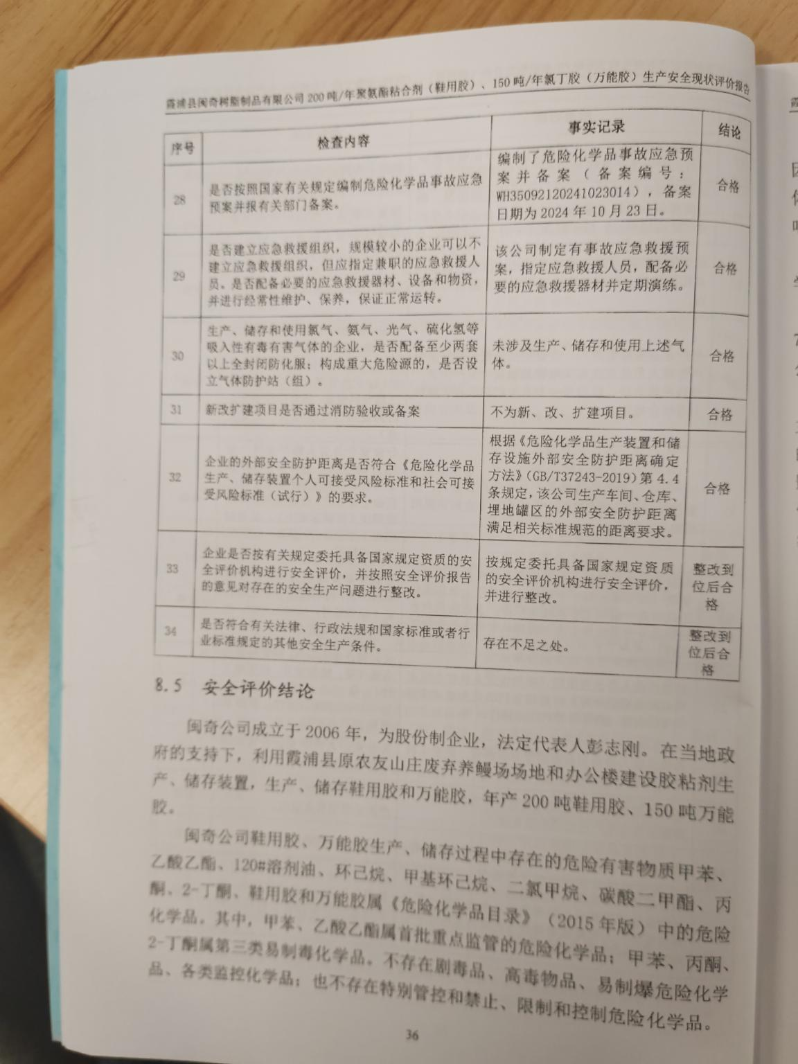 霞浦县闽奇树脂制品有限公司200吨/年聚氨酯粘合剂 （鞋用胶）、150吨/年氯丁胶（万能胶）网上公开(图3)